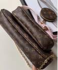 Сумки Louis Vuitton Multi Pochette Accessoires Rosa Chiaro